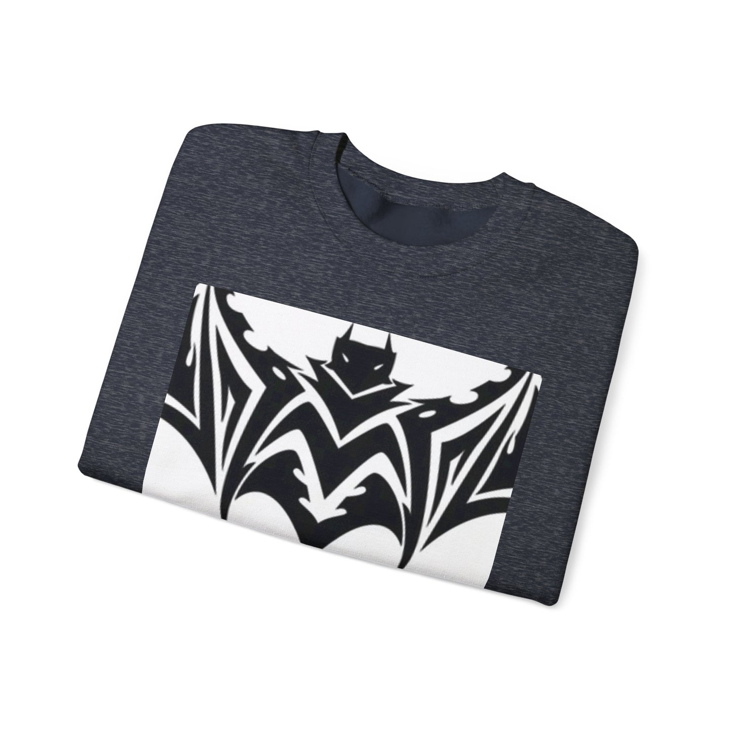 Gothic Bat Sweatshirt - Unisex Crewneck for Halloween & Casual Wear