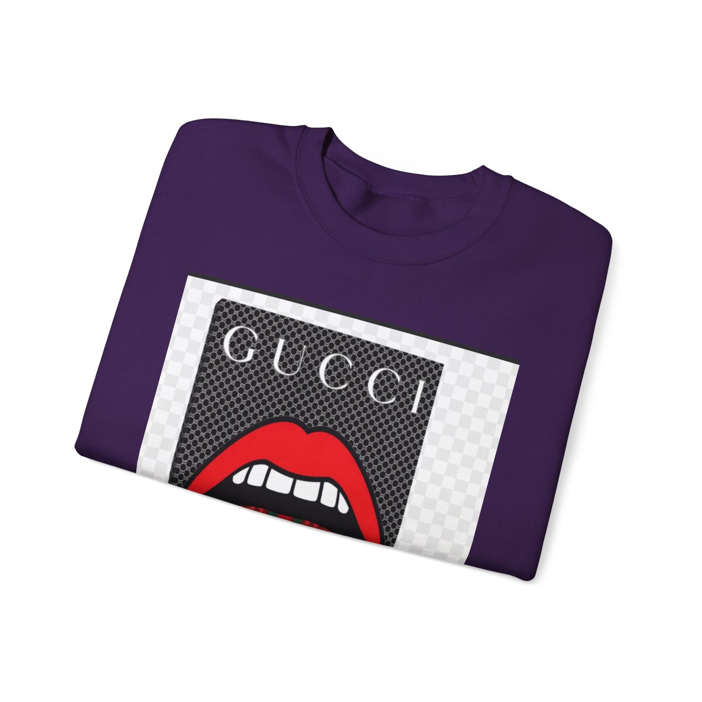 Gucci Inspired Unisex Heavy Blend Crewneck Sweatshirt - Bold Graphic Design
