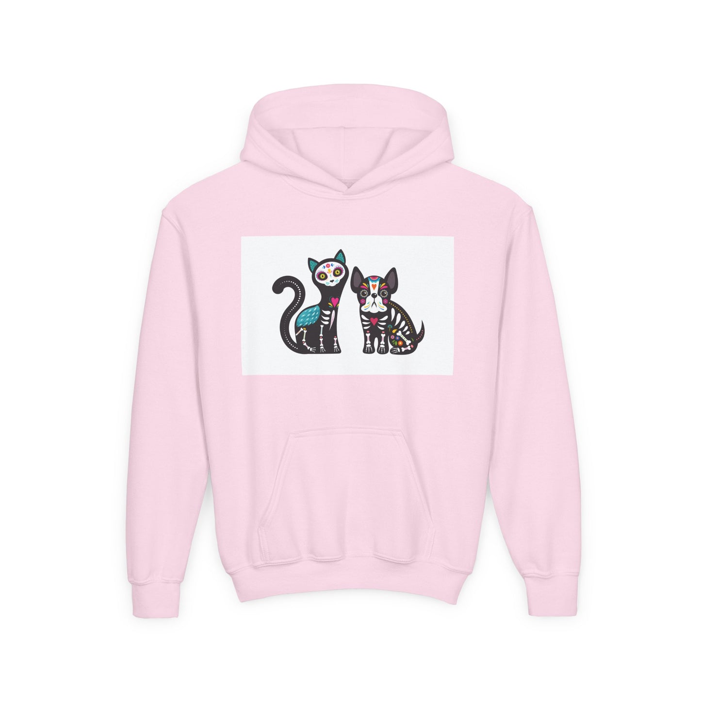 Fun Dino & Nature Youth Hoodie - Colorful Kids Sweatshirt