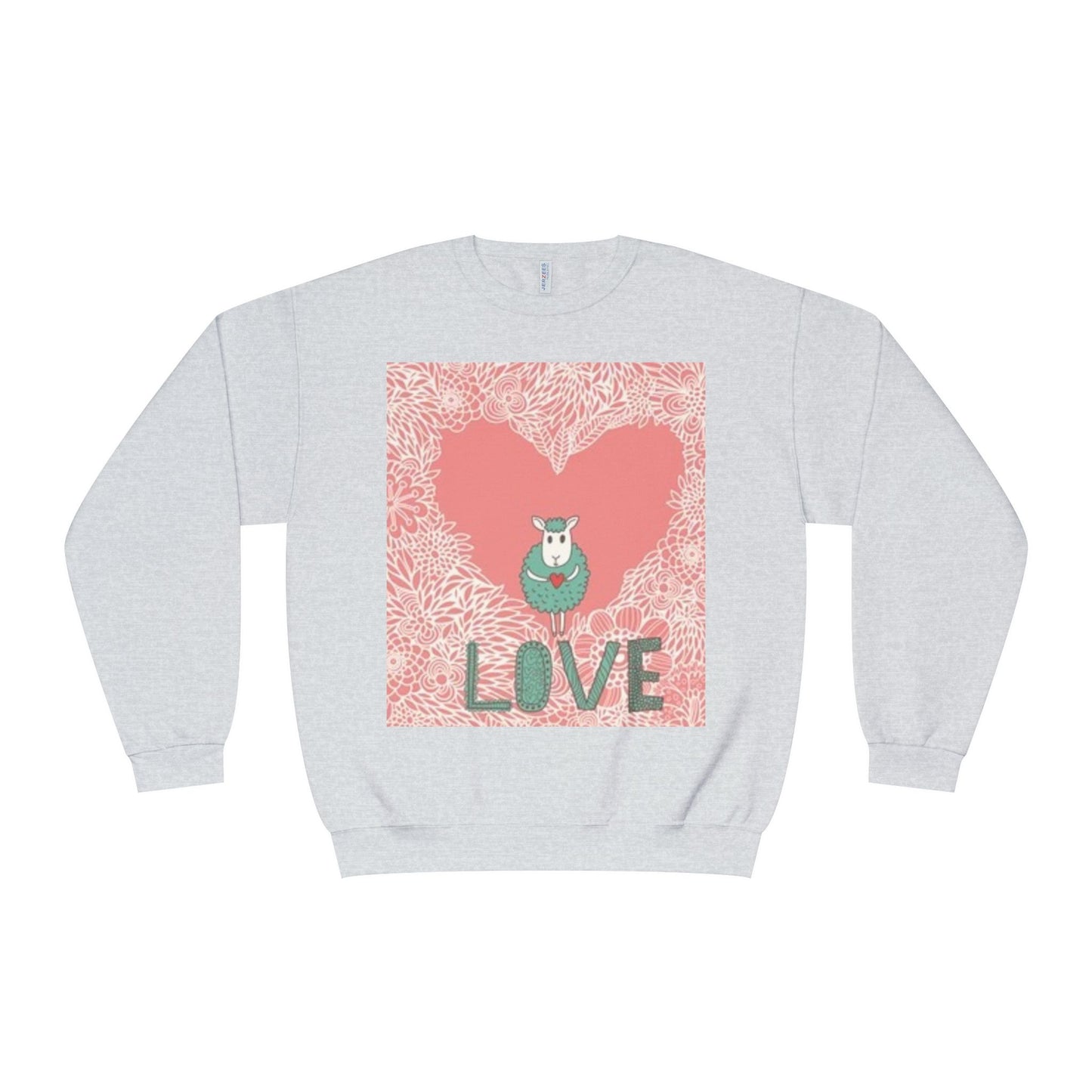 Love-Themed Unisex NuBlend® Crewneck Sweatshirt