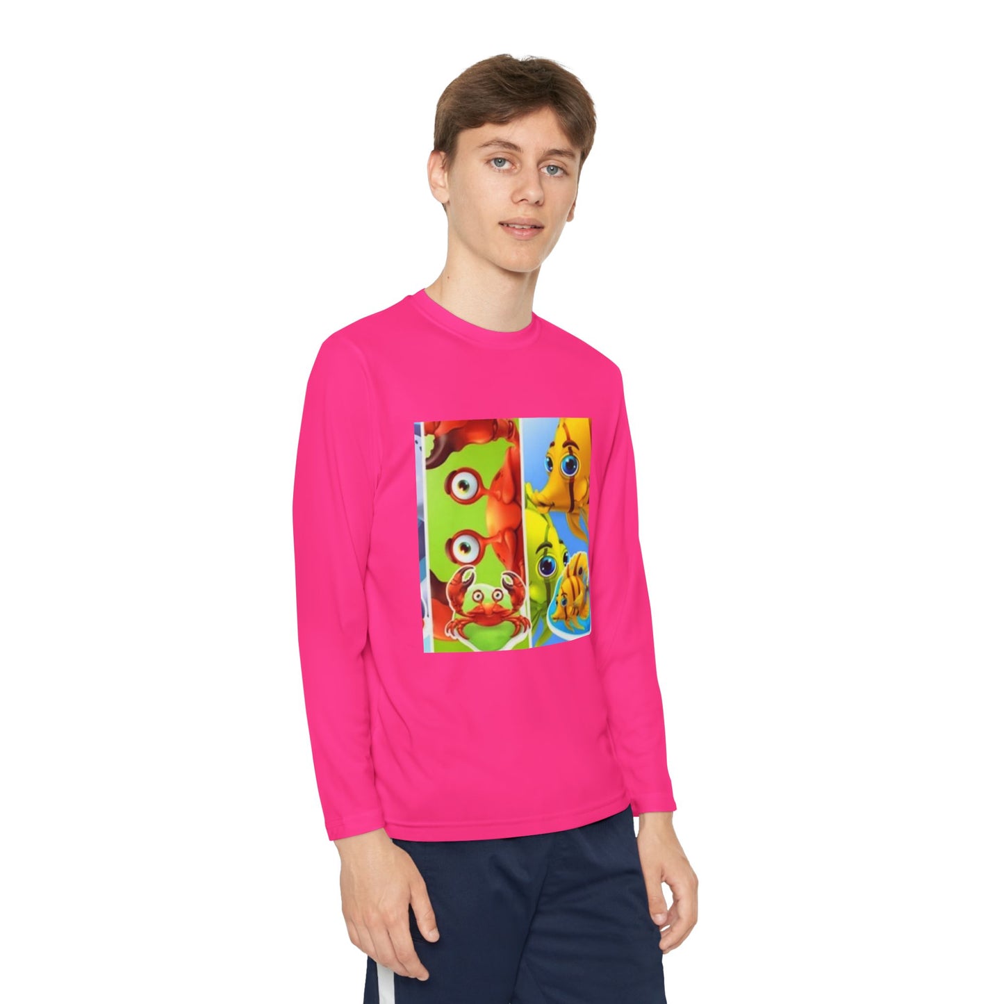 Vibrant Youth Long Sleeve Tee - Fun Animal Designs for Playful Kids