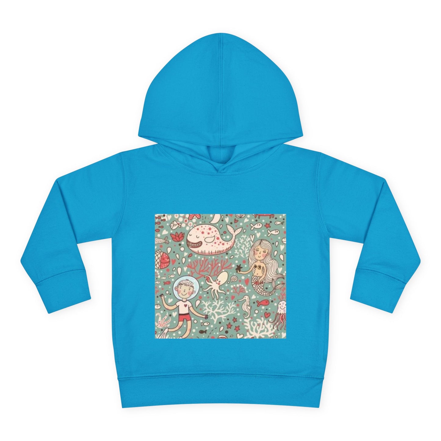 Whimsical Ocean Adventure Toddler Hoodie