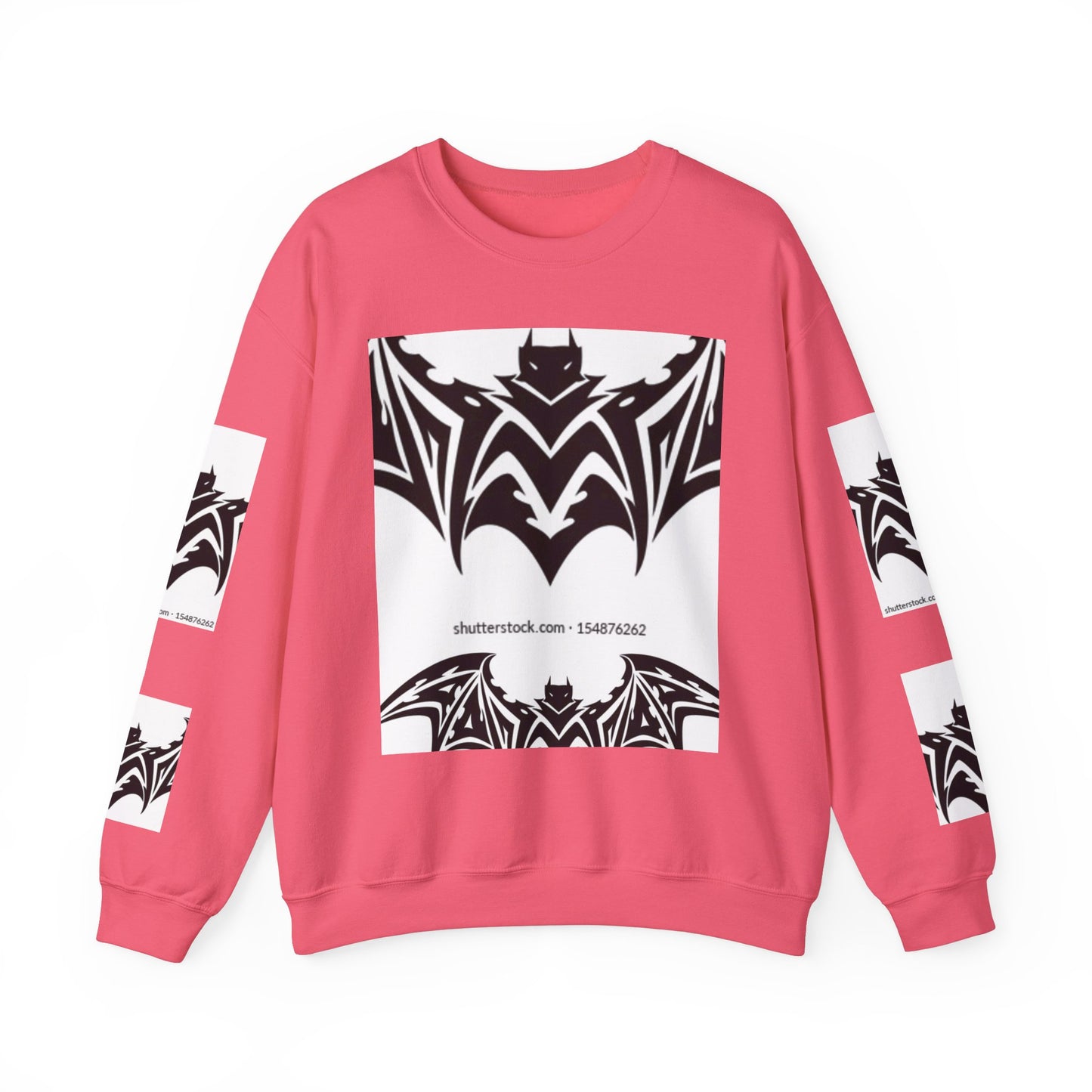 Gothic Bat Sweatshirt - Unisex Crewneck for Halloween & Casual Wear
