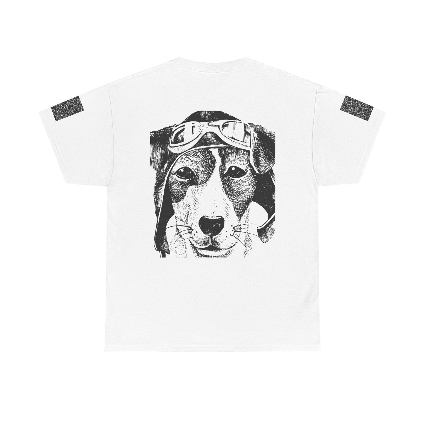 Vintage Aviator Dog Unisex Heavy Cotton Tee