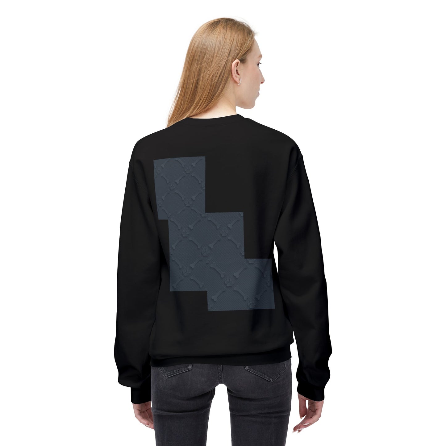 Minimalist Pet-Themed Crewneck Sweatshirt for Animal Lovers