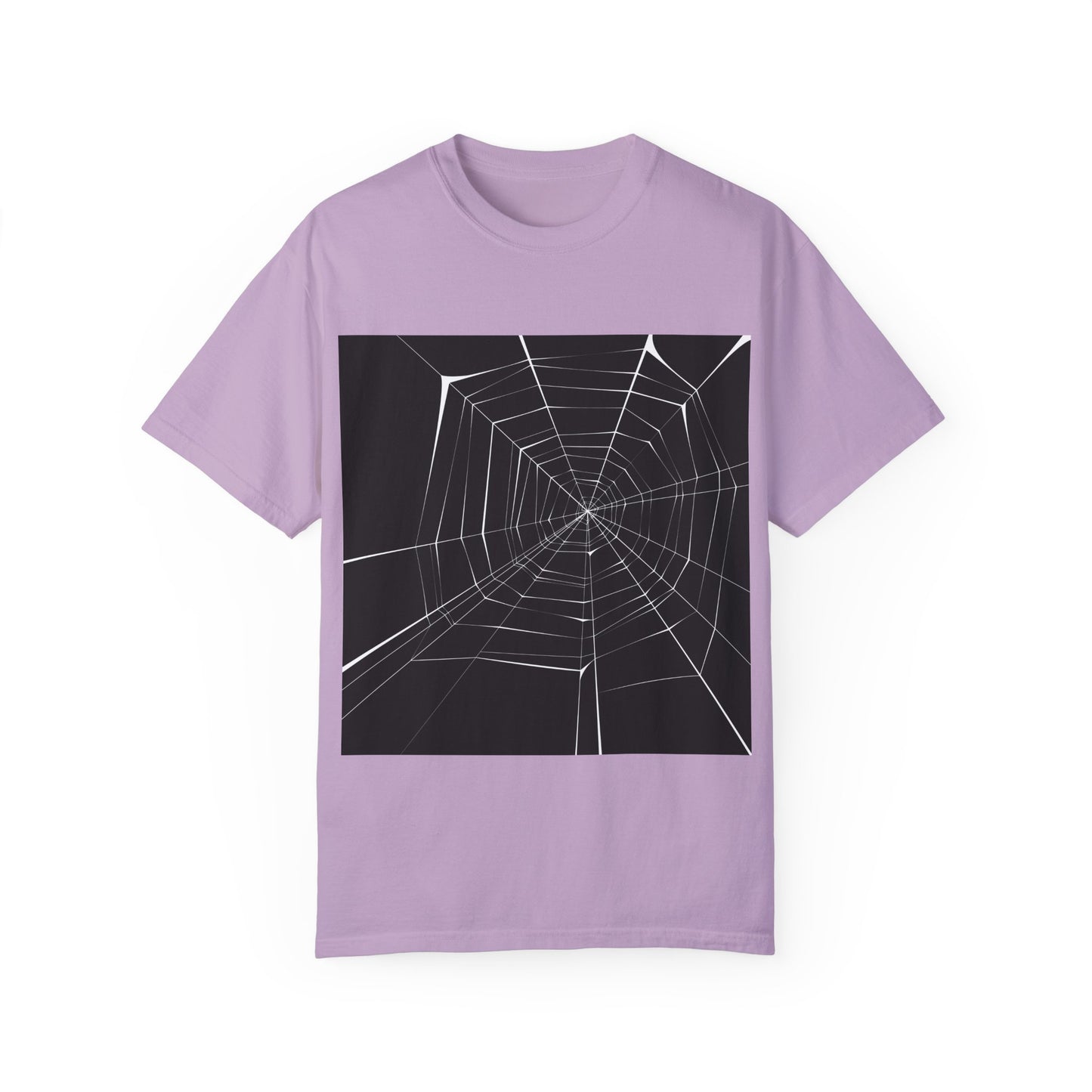 Spooky Spider Web Unisex Garment-Dyed T-Shirt