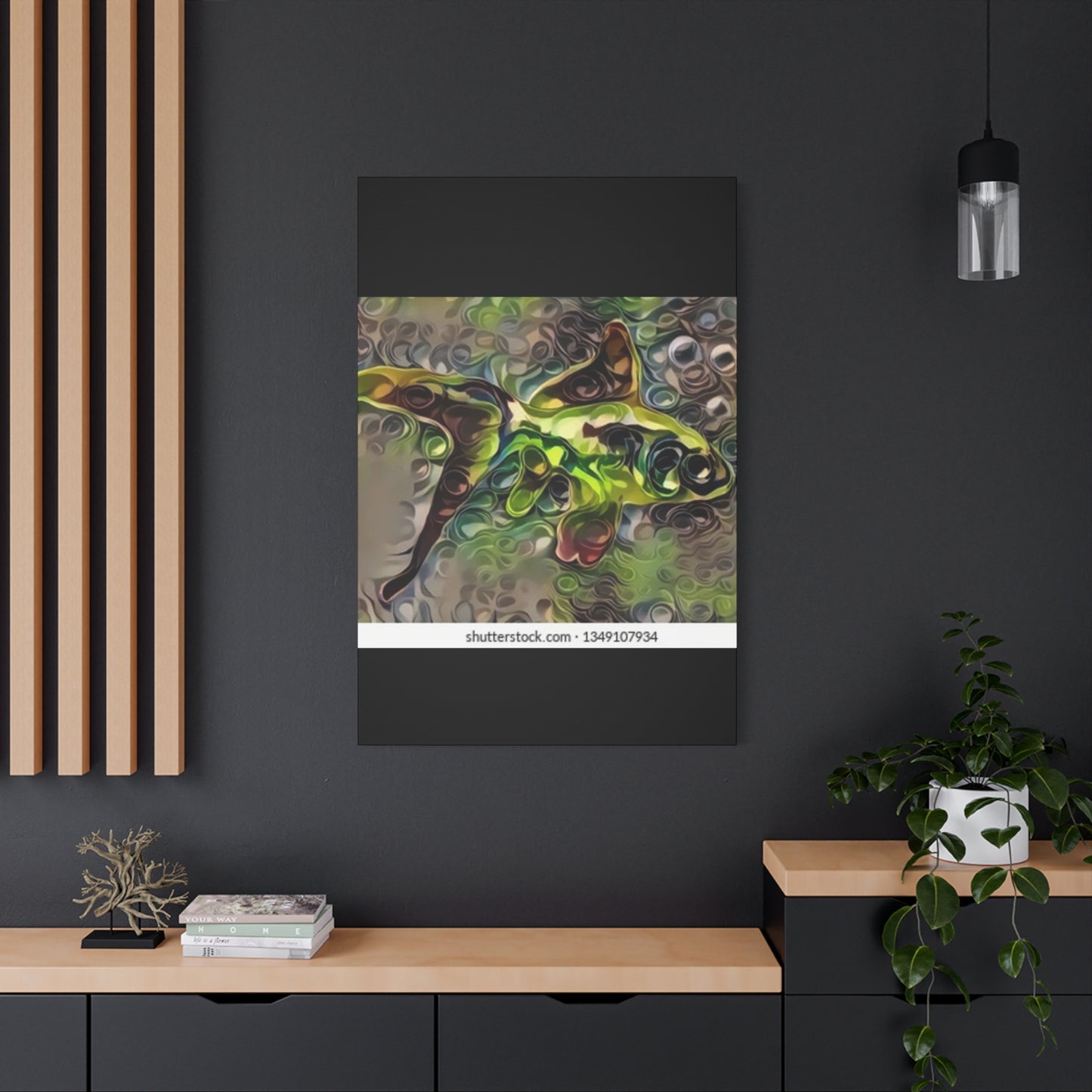 Abstract Nature Canvas Art - Stretched Matte Wall Decor