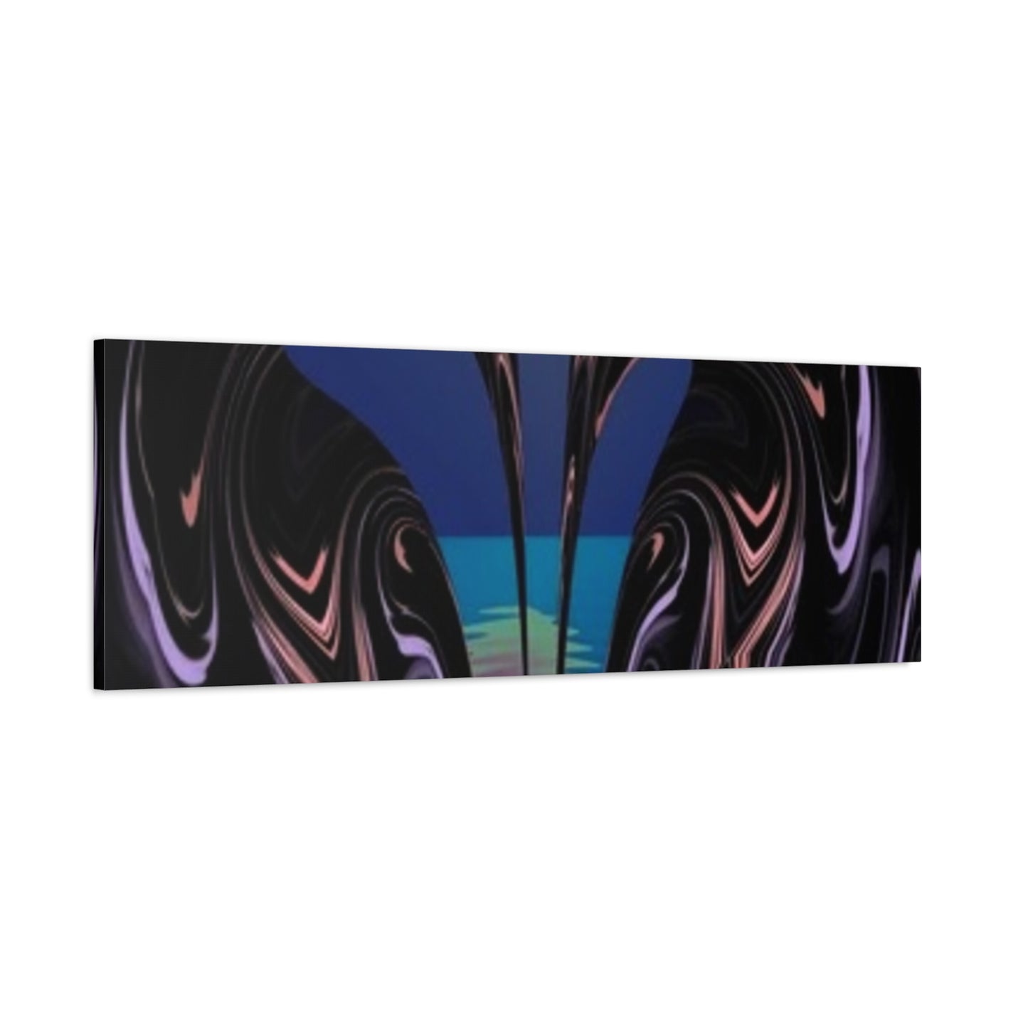 Romantic Abstract Canvas Art - Heart-Shaped Design for Home Decor