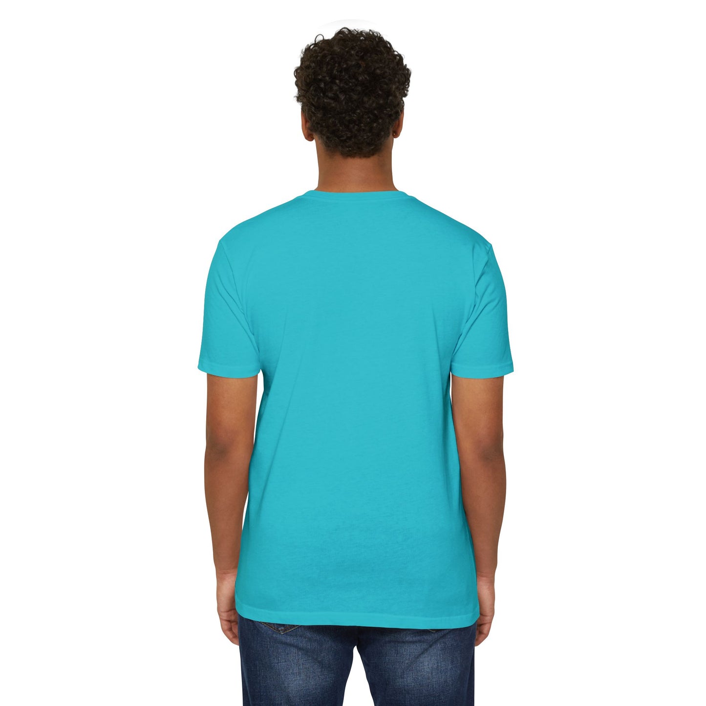 Unisex CVC Jersey T-Shirt - Vibrant Green Animal Print