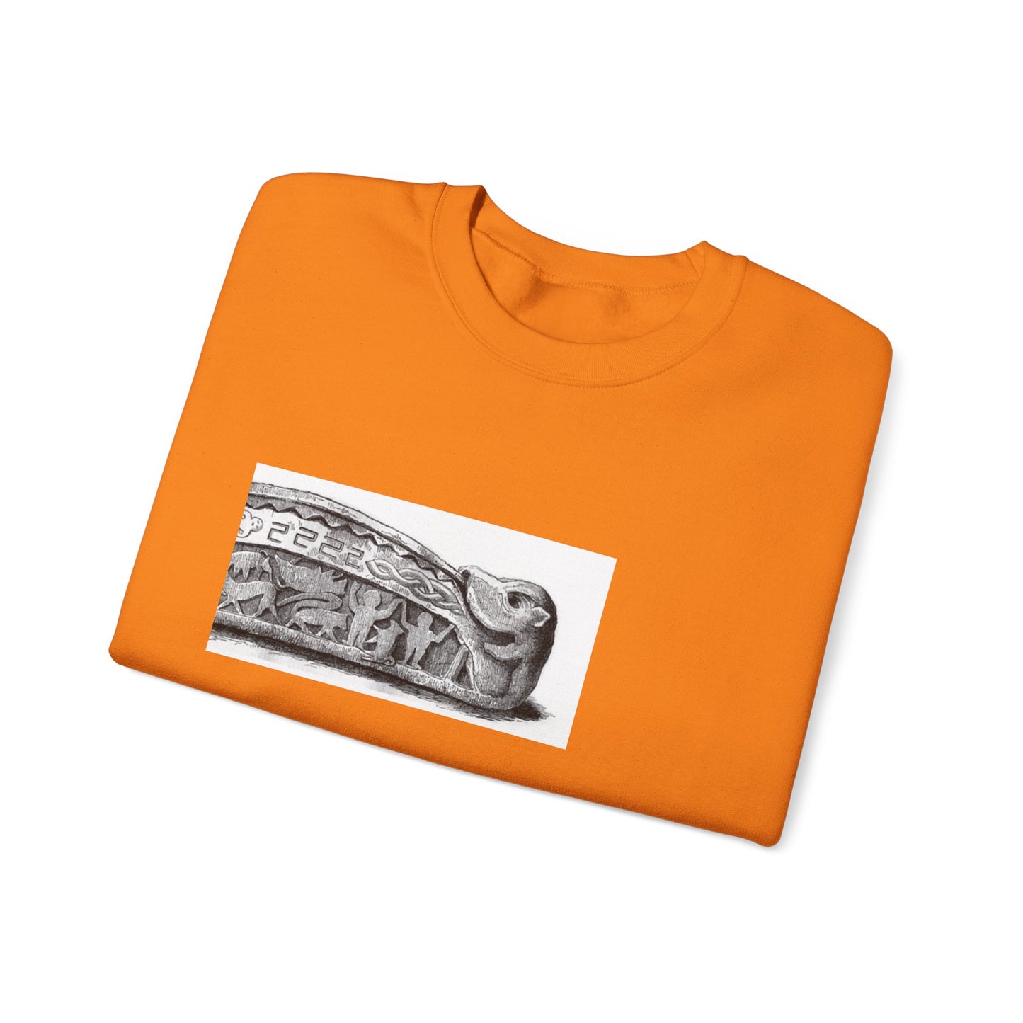 Artistic Unisex Heavy Blend™ Crewneck Sweatshirt - Vintage-Inspired Graphic Design