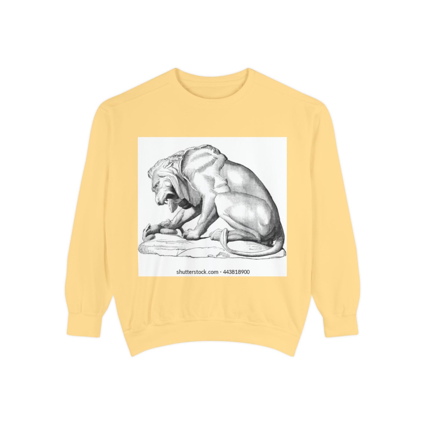 Artistic Lion Graphic Unisex Sweatshirt - Cozy & Stylish