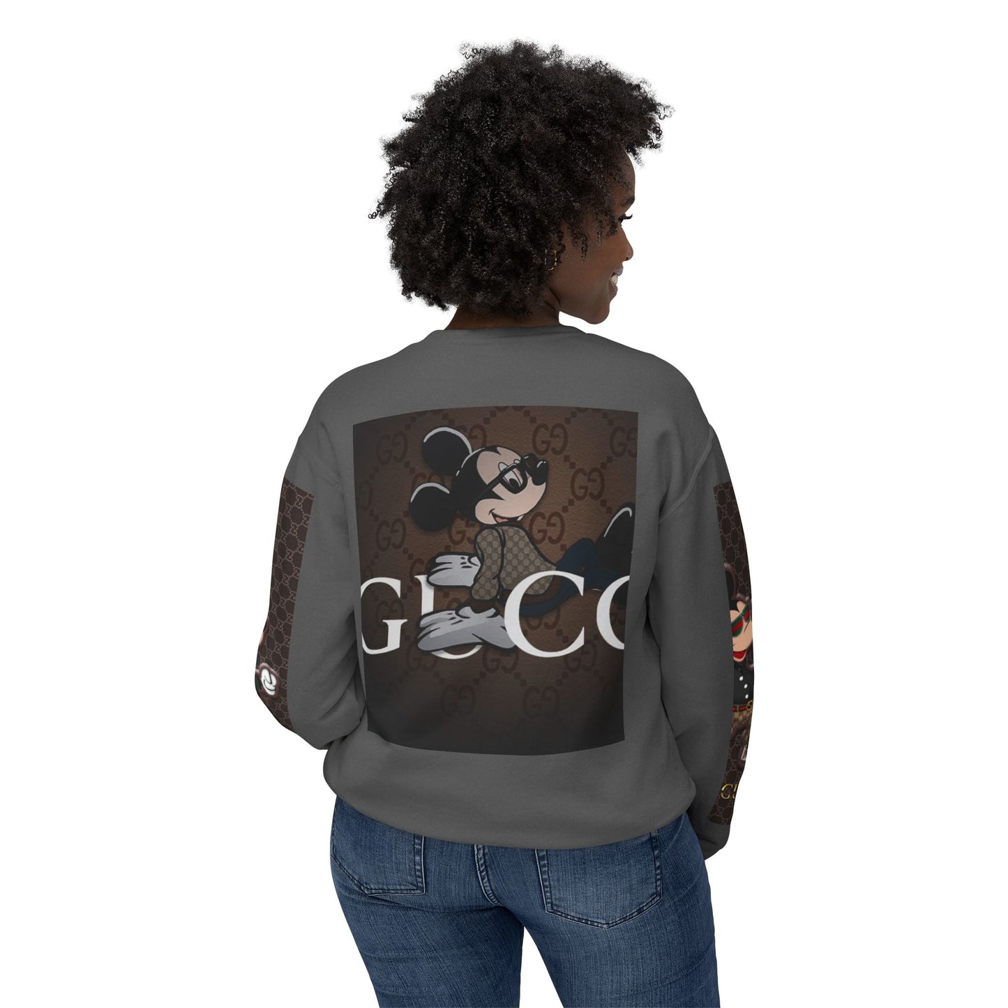 Mickey Mouse Stylish Crewneck Sweatshirt - Unisex Luxury Fashion
