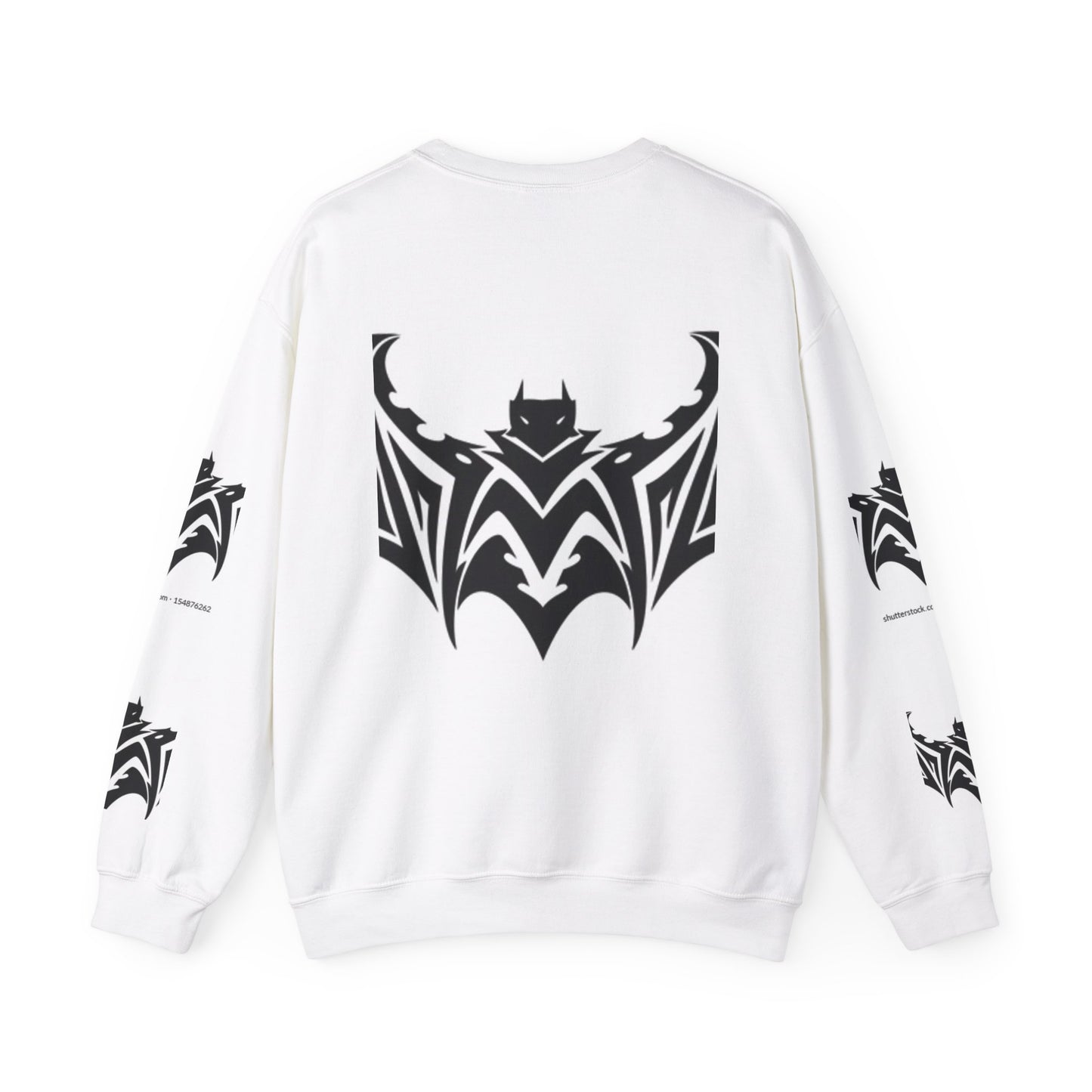 Gothic Bat Sweatshirt - Unisex Crewneck for Halloween & Casual Wear