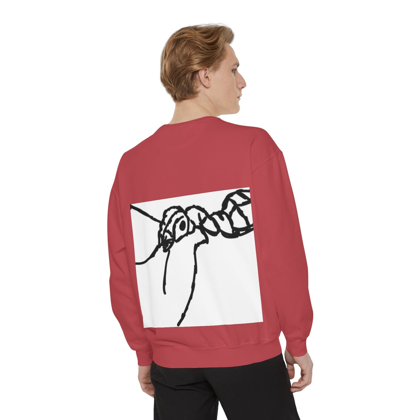 Ant-Inspired Unisex Garment-Dyed Sweatshirt - Unique Nature Lover Gift