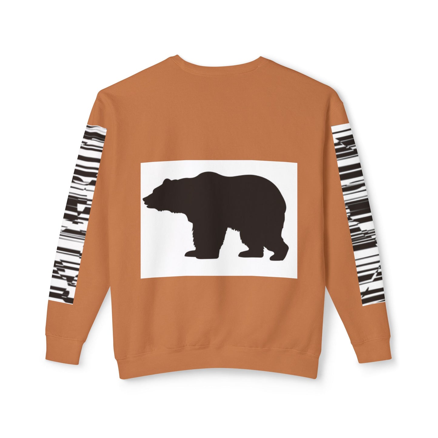 Stylish Bear Graphic Unisex Lightweight Crewneck Sweatshirt