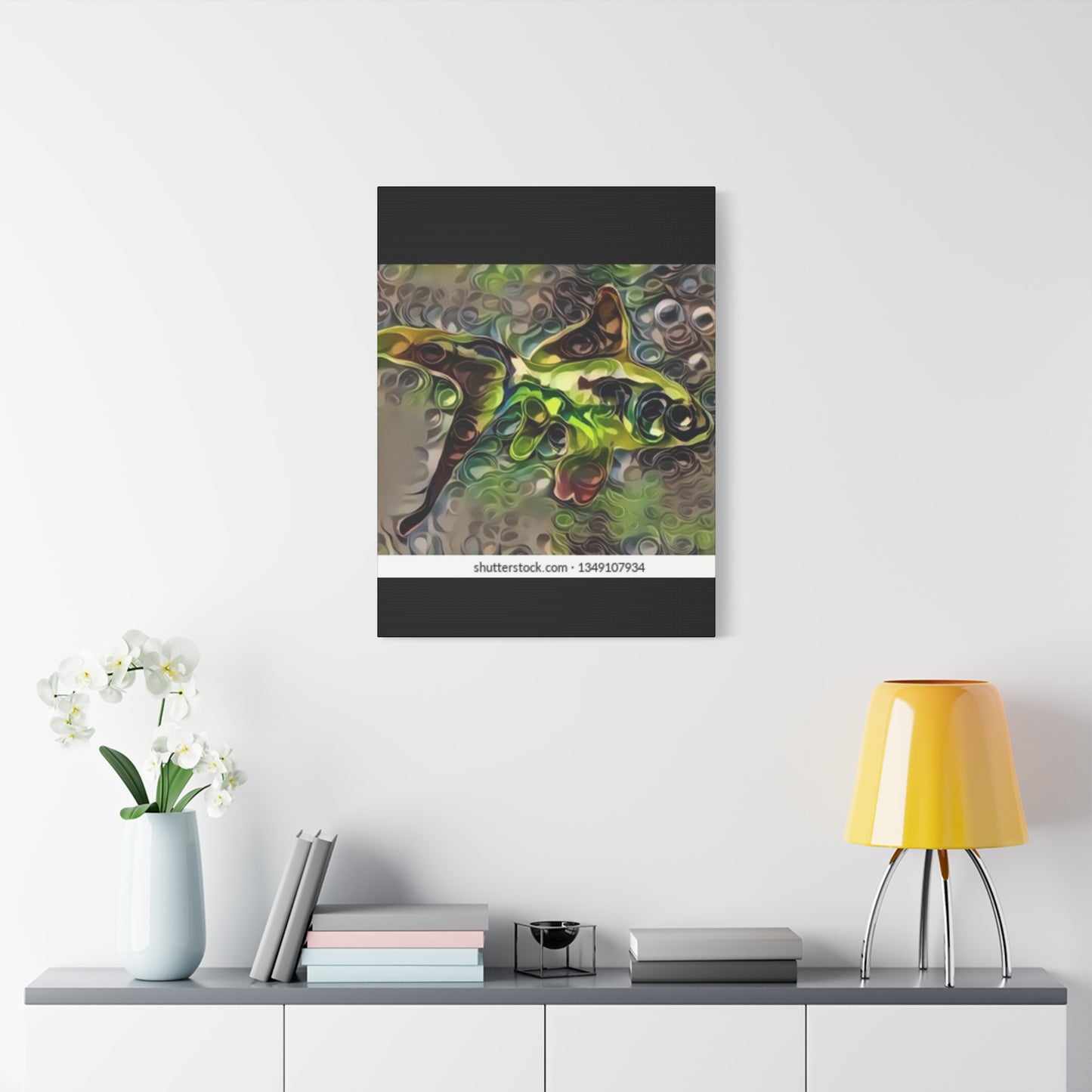 Abstract Nature Canvas Art - Stretched Matte Wall Decor