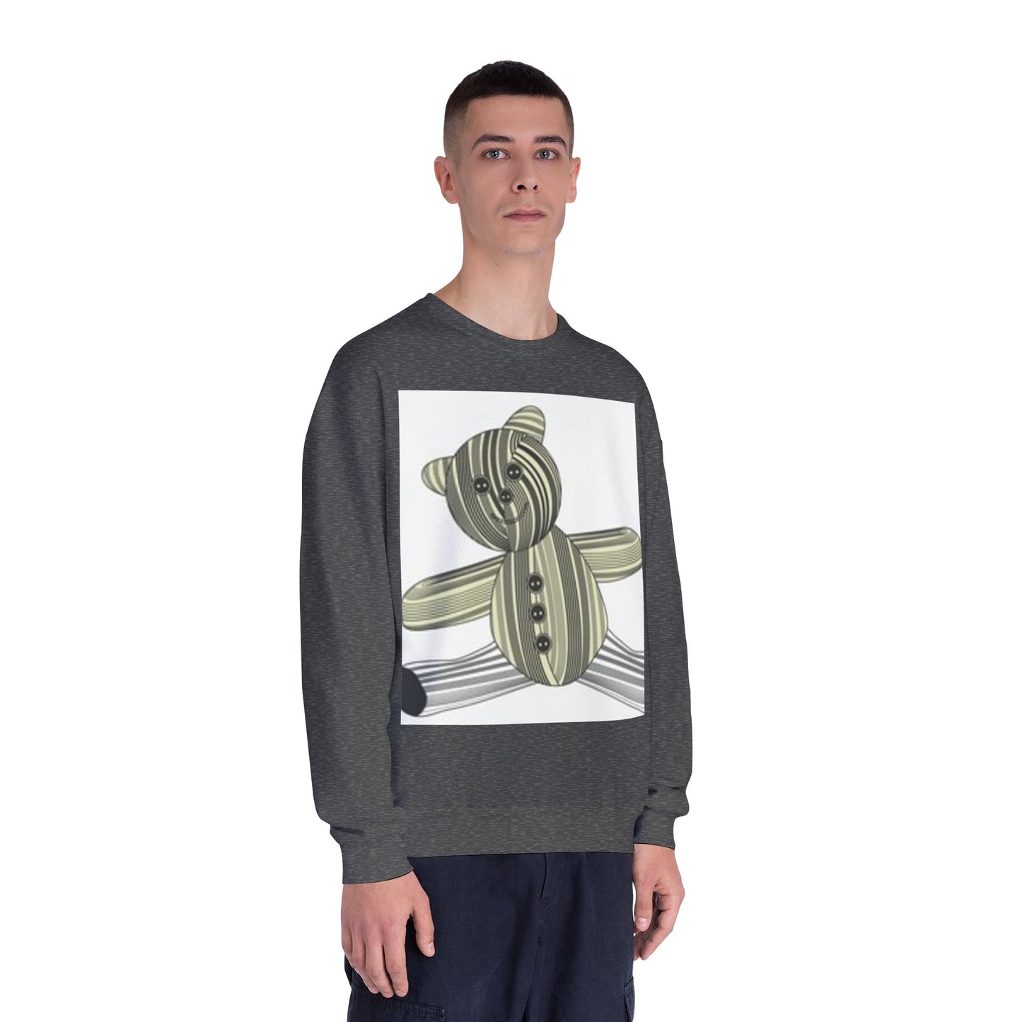 Cozy Teddy Bear Graphic Sweatshirt - Perfect for All Ages