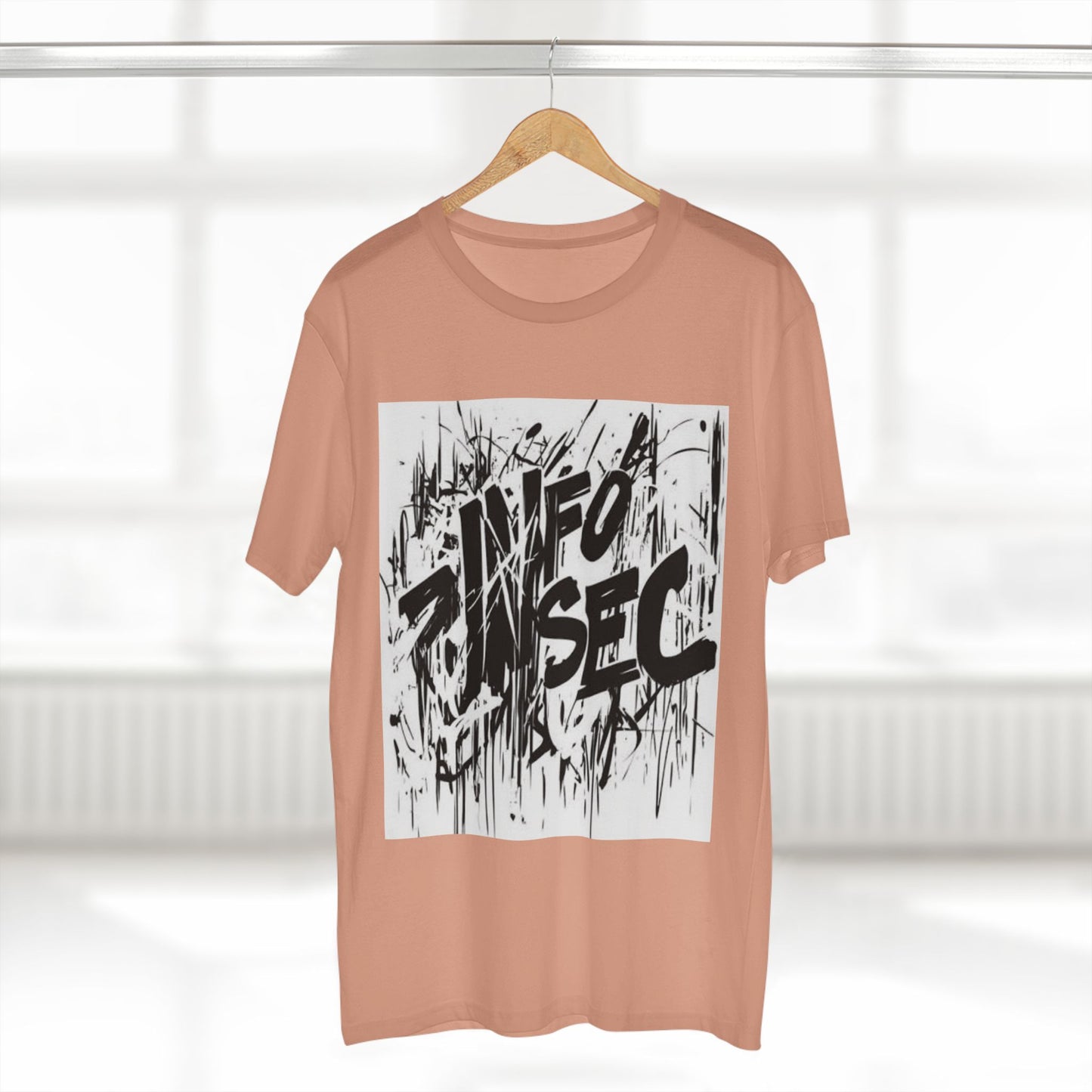 Trendy Graphic Tee with 'INFO SEC' Design – Perfect for Casual Wear or Cybersecurity Fans