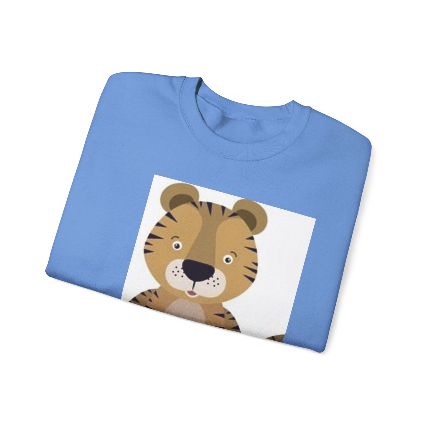 Cute Tiger Design Unisex Heavy Blend Crewneck Sweatshirt