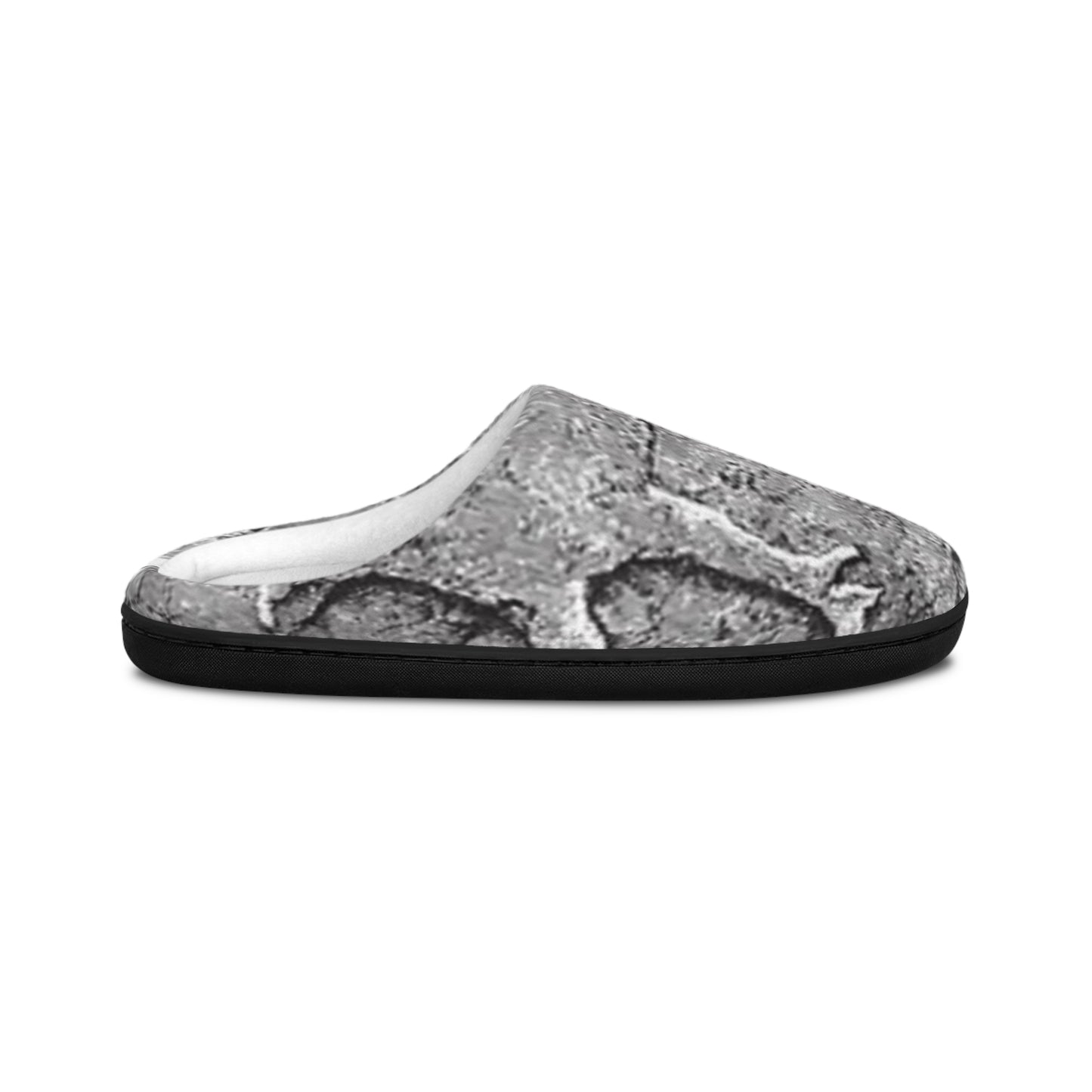 Cozy Indoor Slippers with Rustic Stone Design for Men
