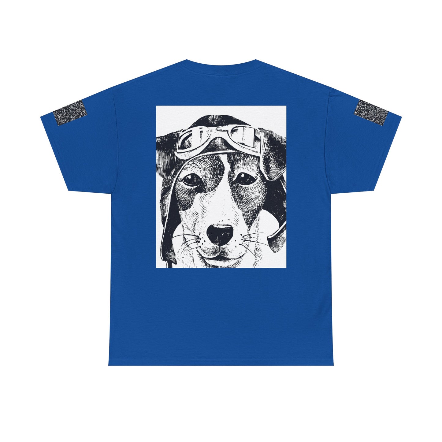 Vintage Aviator Dog Unisex Heavy Cotton Tee