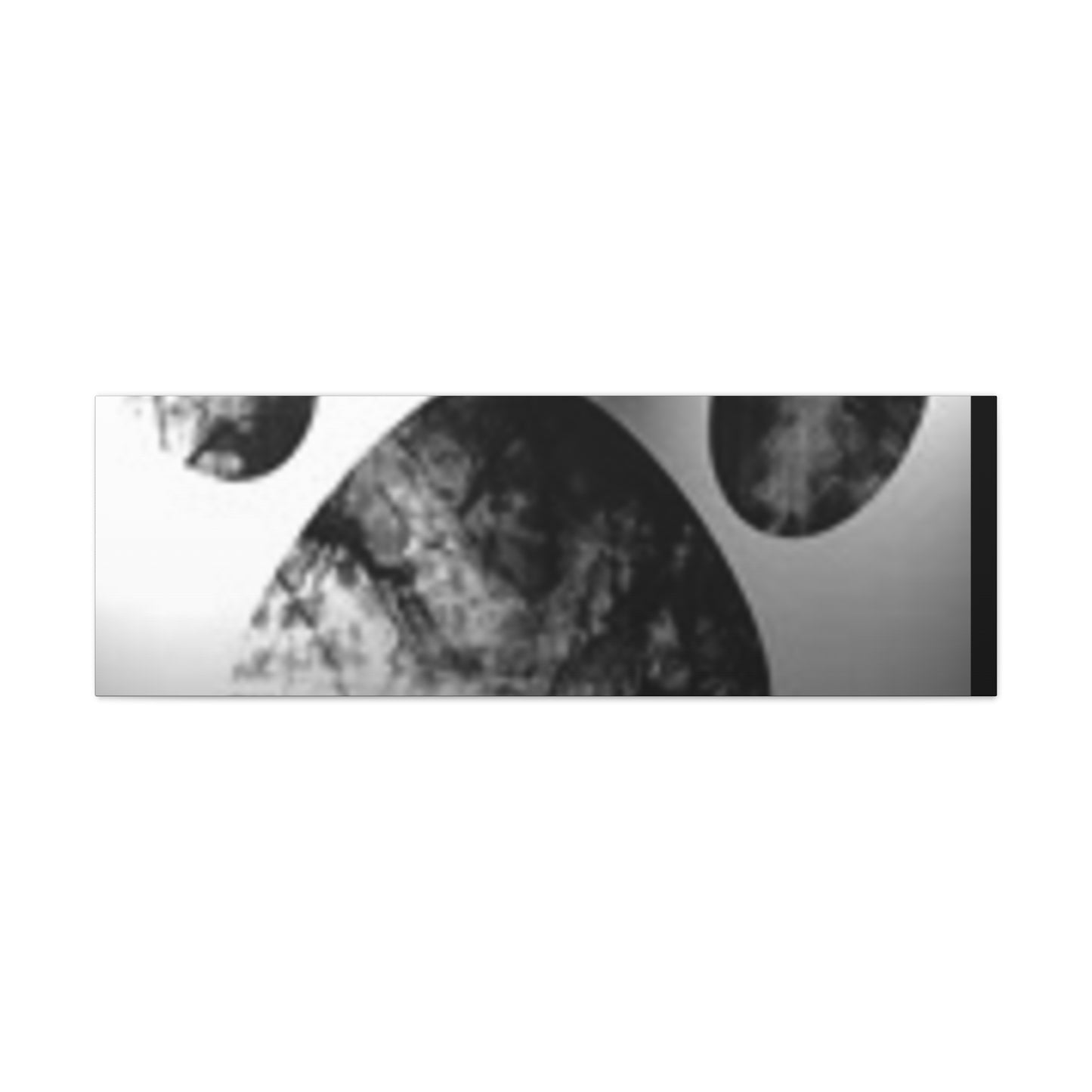 Black Paw Print Canvas Art - Modern Animal Decor for Pet Lovers