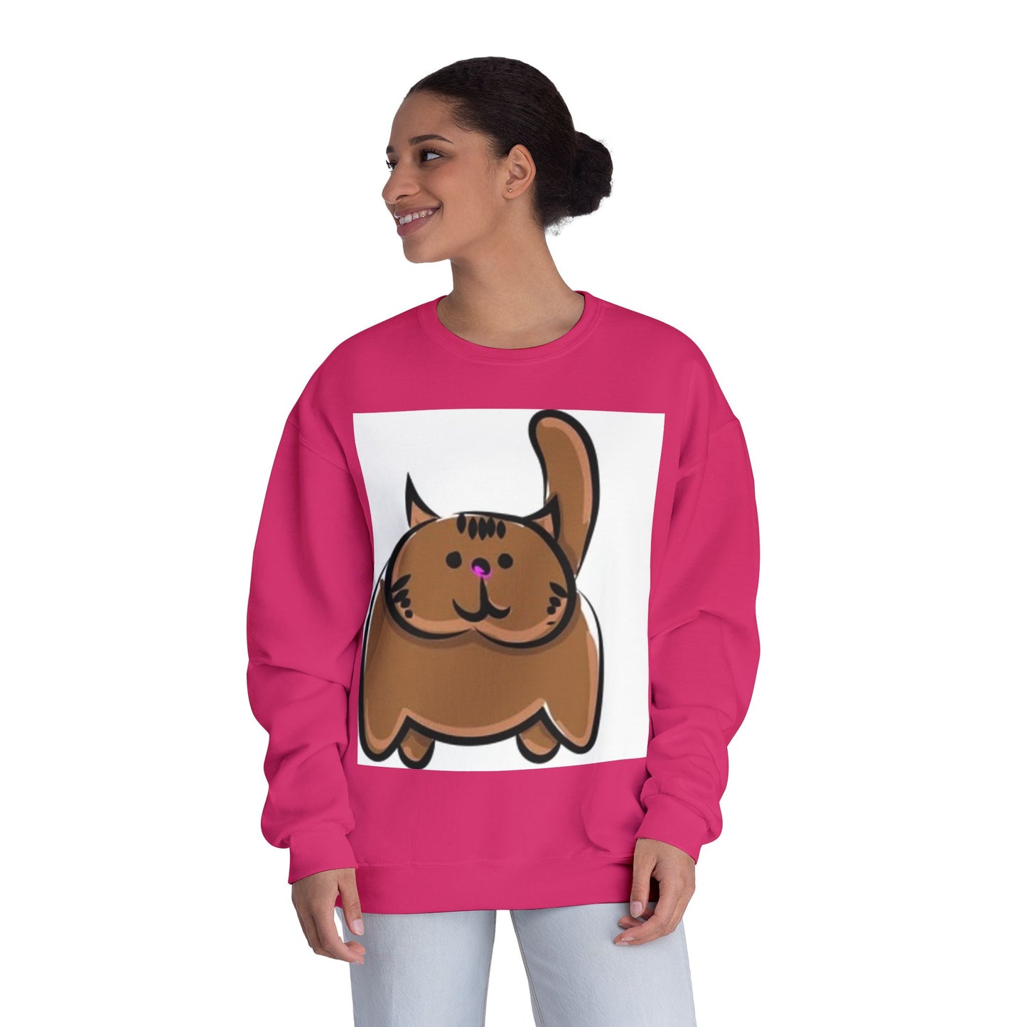 Cute Cartoon Cat Unisex Sweatshirt