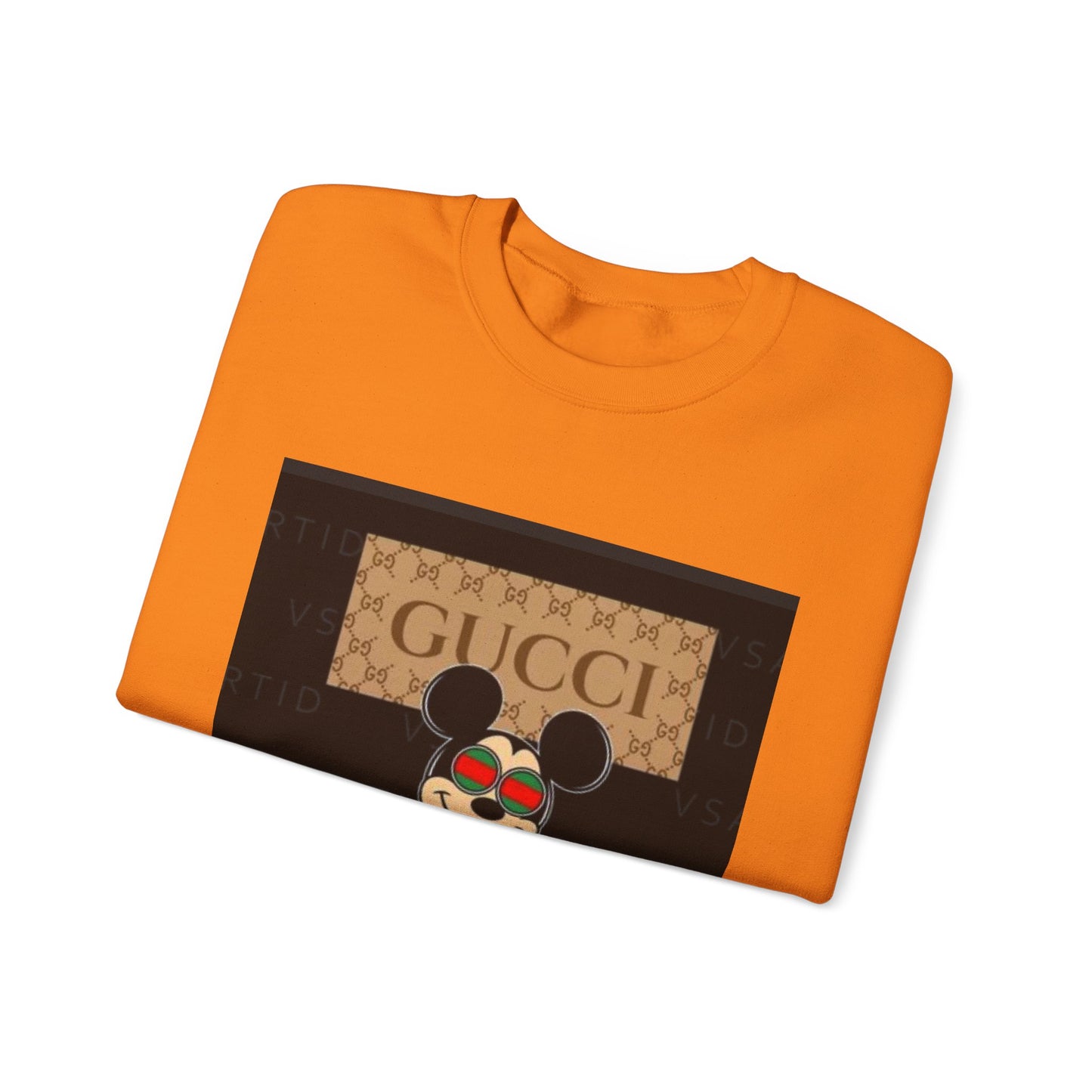 Gucci-Inspired Mickey Mouse Unisex Heavy Blend™ Crewneck Sweatshirt