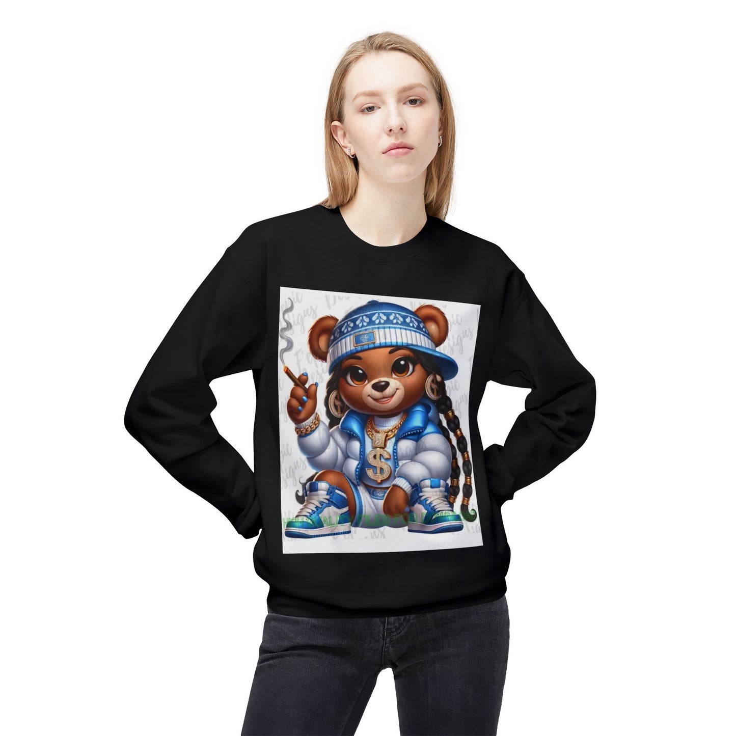 Cool Bear Streetwear Sweatshirt - Funky Unisex Crewneck with Attitude