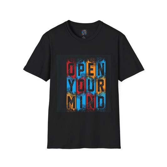 Open Your Mind Unisex Softstyle T-Shirt - Inspiring Wear for Creative Souls