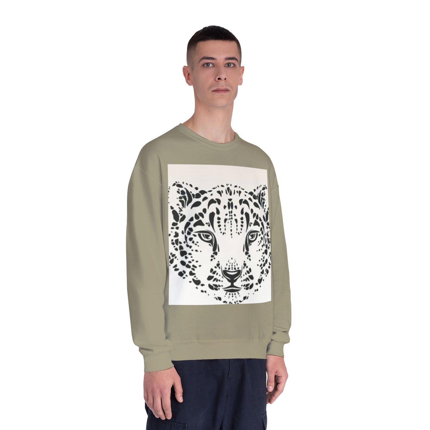 Wild Elegance Tiger Crewneck Sweatshirt | Cozy Unisex Design