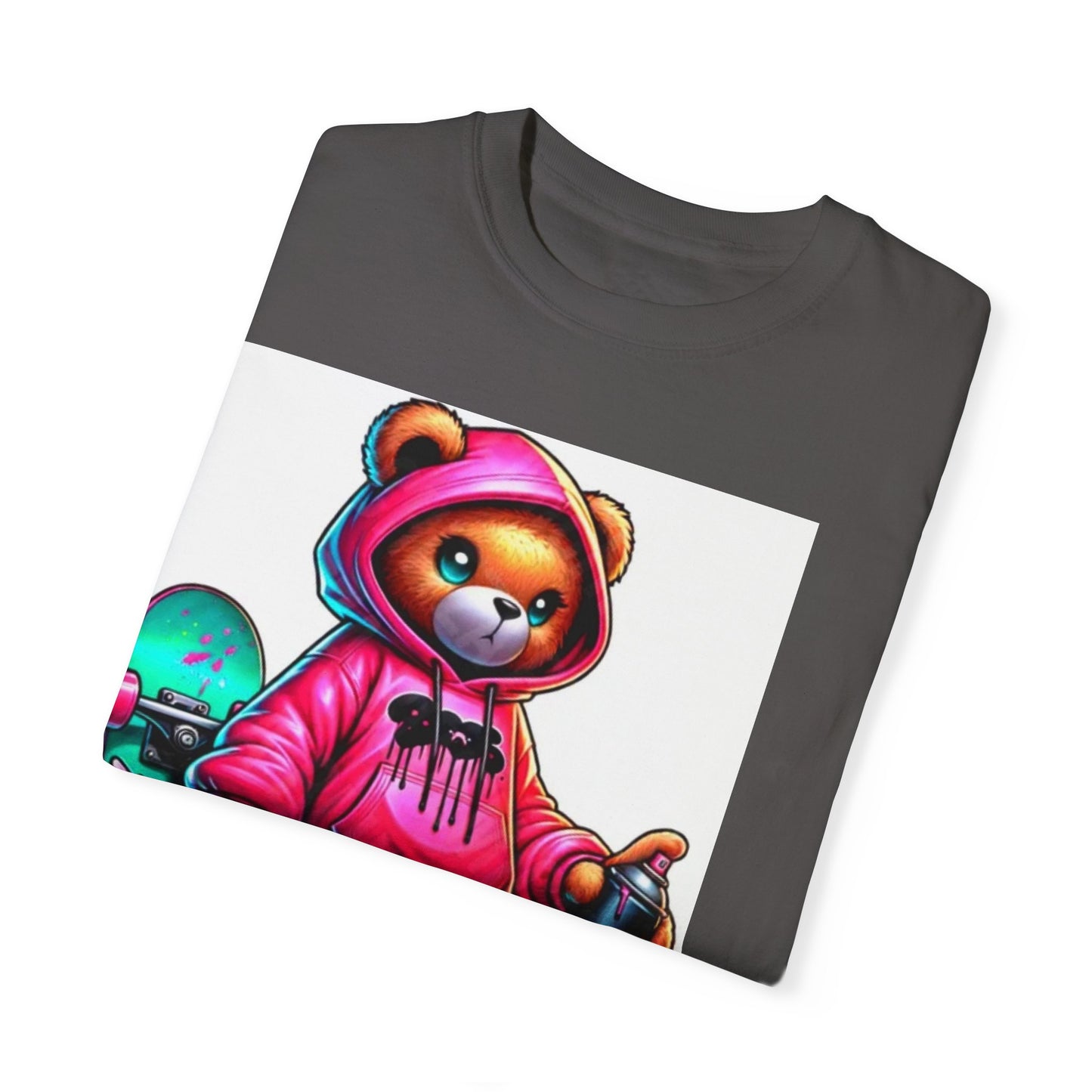 Graffiti Bear Unisex T-Shirt - Cool Streetwear Design for Skateboard Lovers