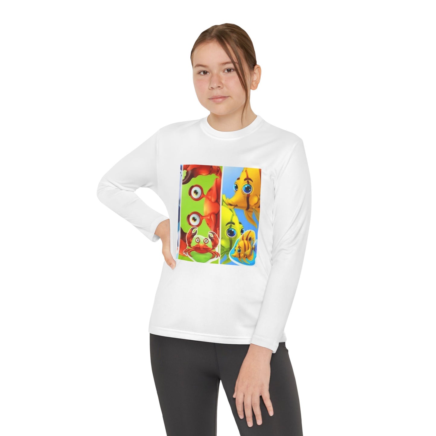 Vibrant Youth Long Sleeve Tee - Fun Animal Designs for Playful Kids