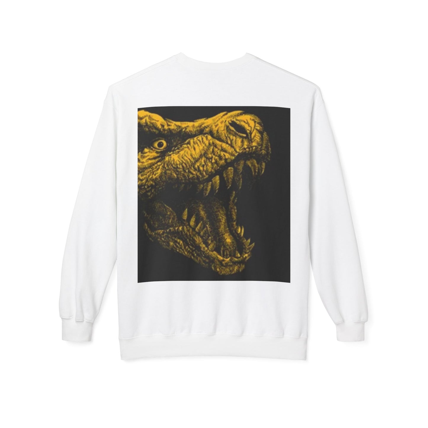 Unisex Dinosaur Graphic Sweatshirt - Cozy Midweight Crewneck