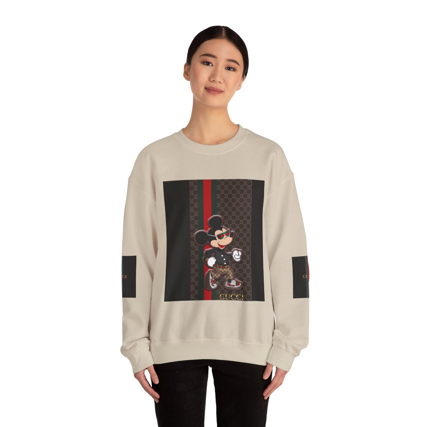 Limited Edition Gucci Inspired Mickey Mouse Crewneck Sweatshirt