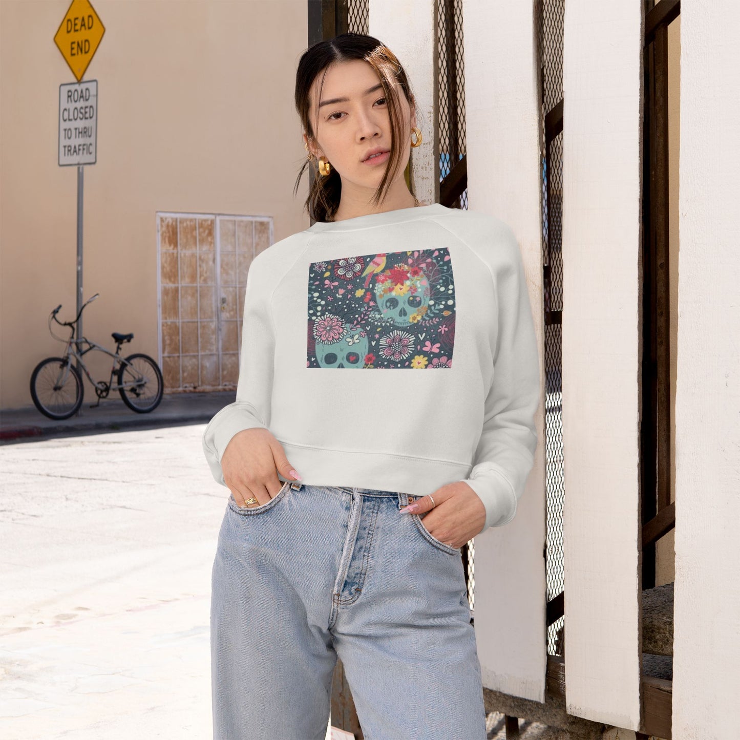 Women's Cropped Fleece Pullover
