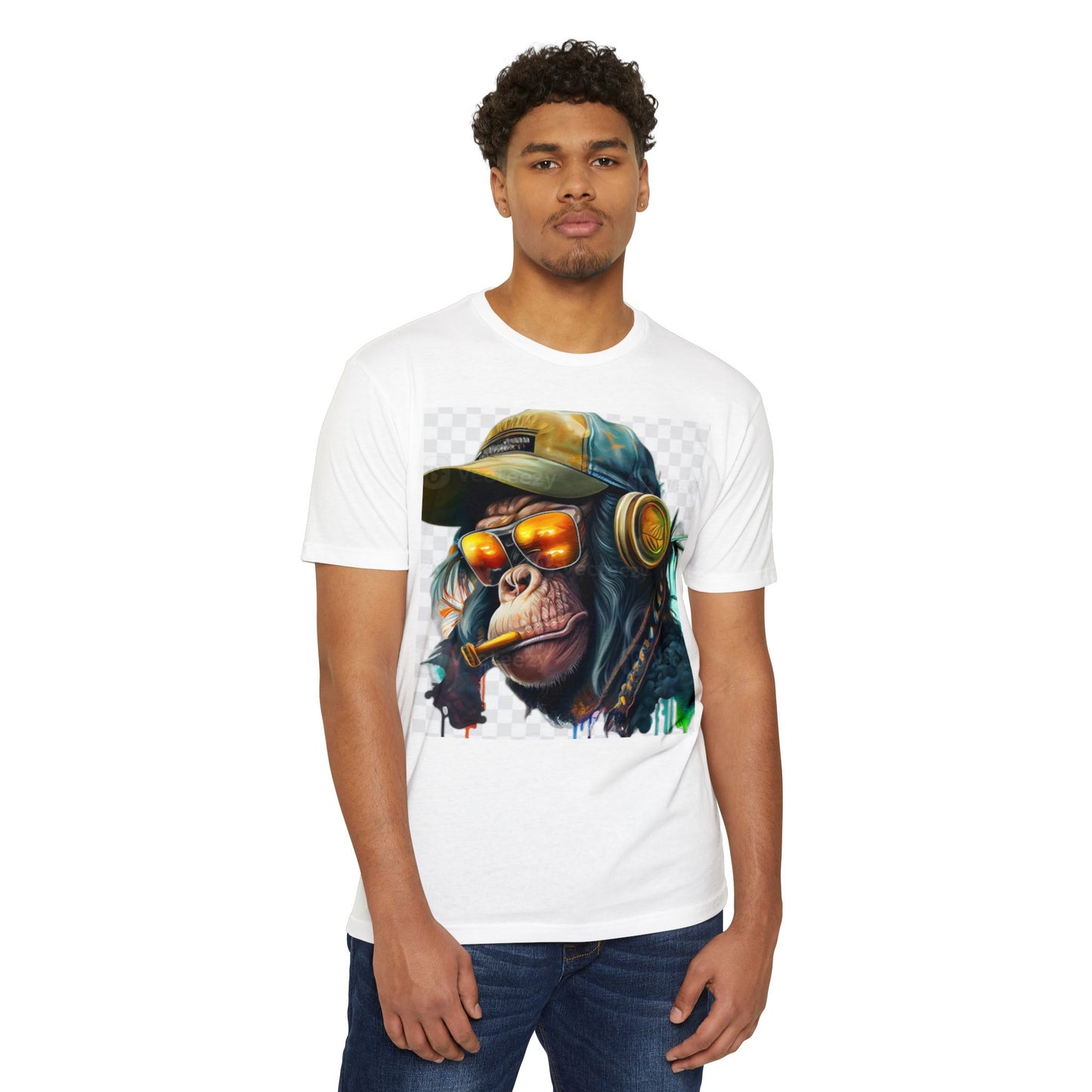 Cool Monkey Graphic Unisex T-Shirt - Perfect for Music Lovers