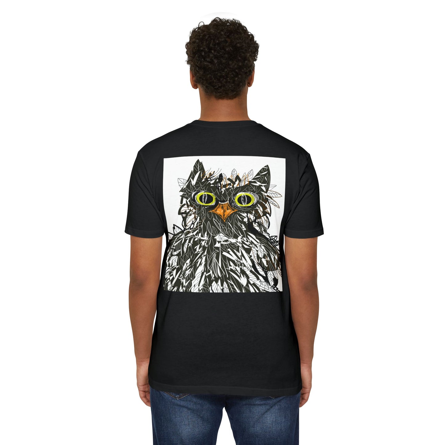 Whimsical Cat Graphic Unisex T-Shirt - Fun & Artsy Apparel