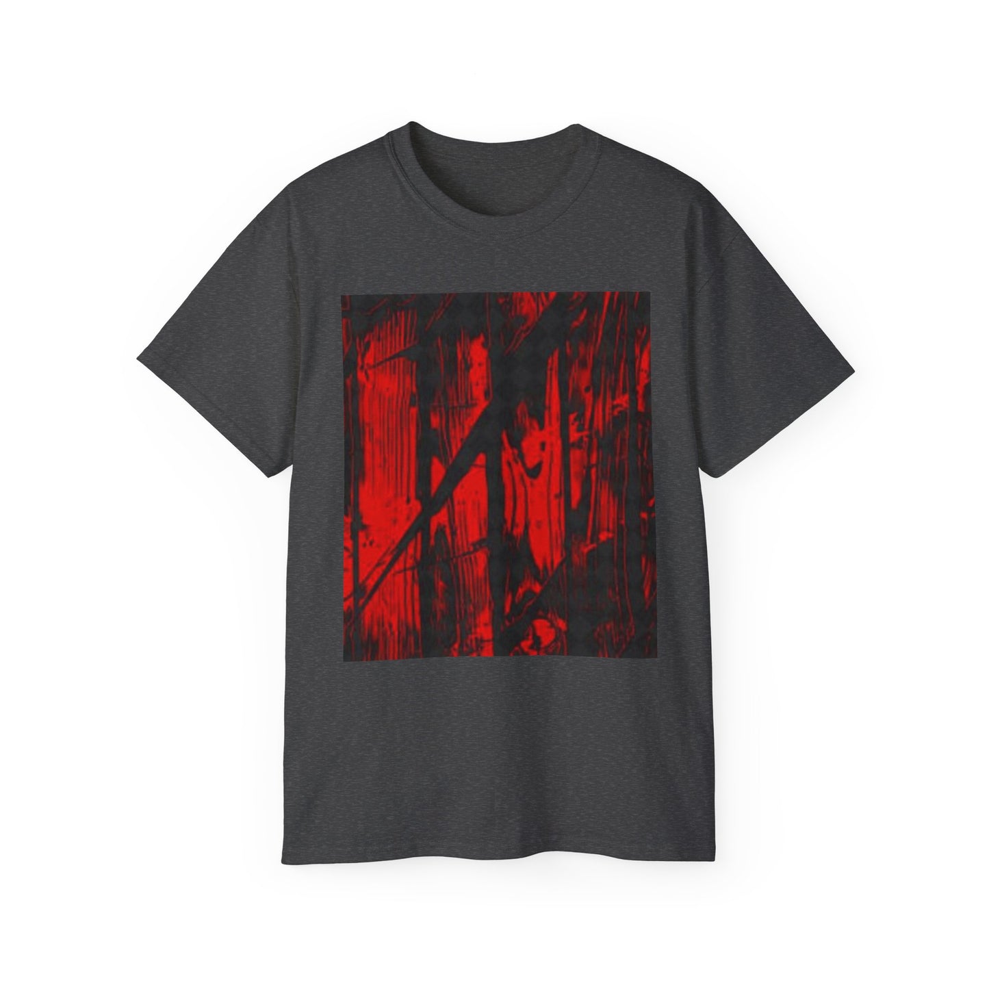 Bold Abstract Red Graphic Tee - Unisex Ultra Cotton Shirt