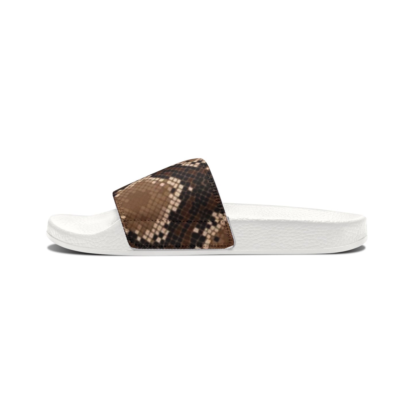 Men's Stylish Snake Print Sandals - Comfortable Removable-Strap Footwear for Summer