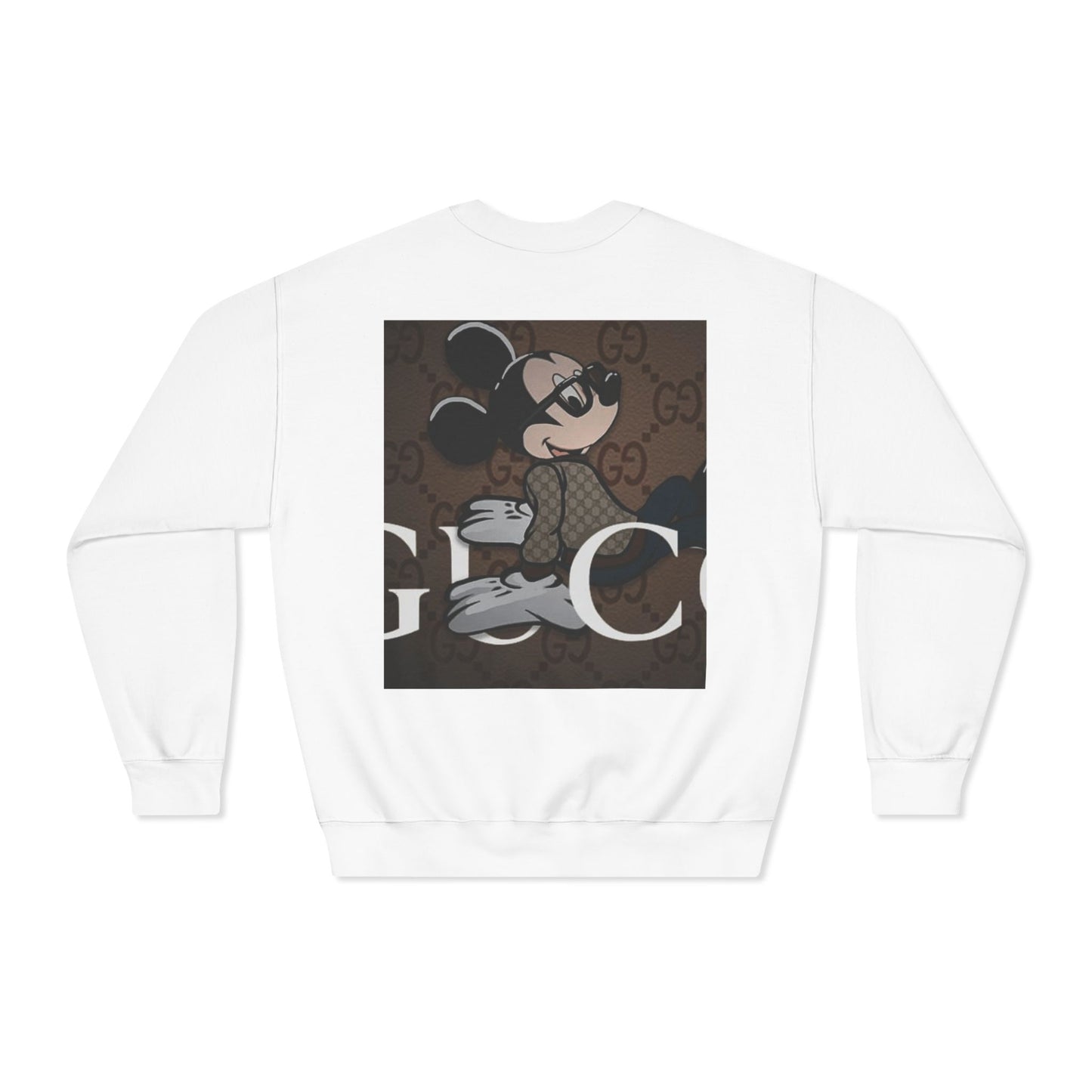 Trendy Mickey Mouse Graphic Crewneck Sweatshirt - Unisex Casual Wear