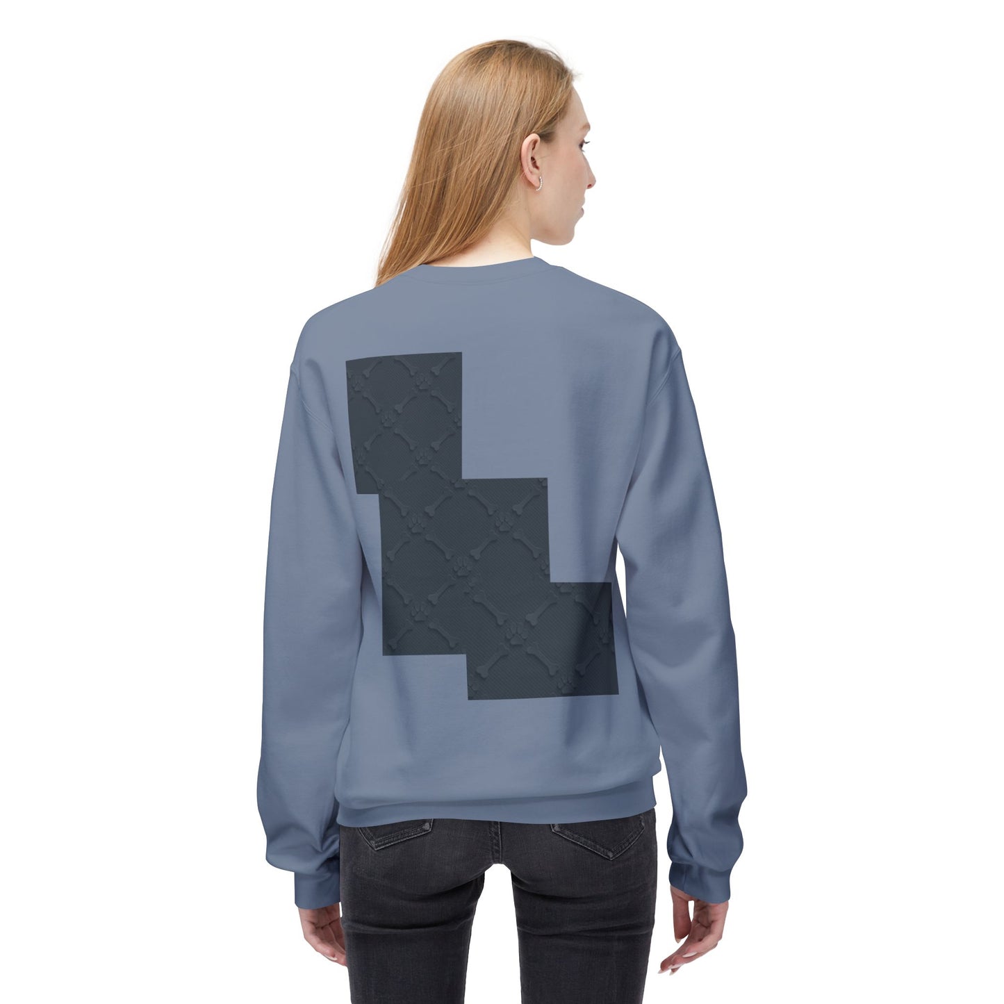 Minimalist Pet-Themed Crewneck Sweatshirt for Animal Lovers