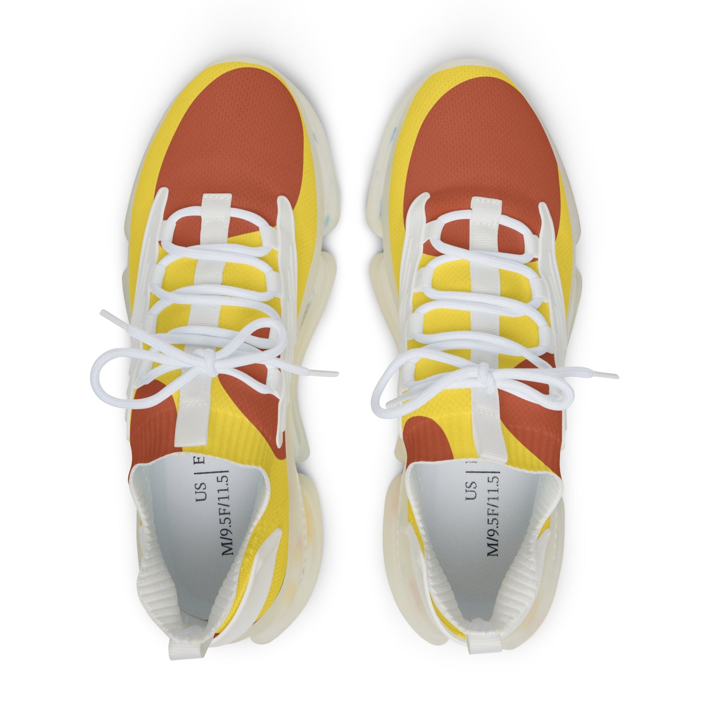 Vibrant Men's Mesh Sneakers - Colorful Lightweight Athletic Shoes