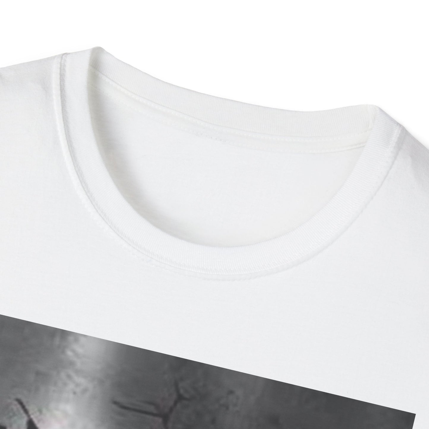Cracked Wall Unisex Softstyle T-Shirt - Edgy Design for Streetwear Enthusiasts