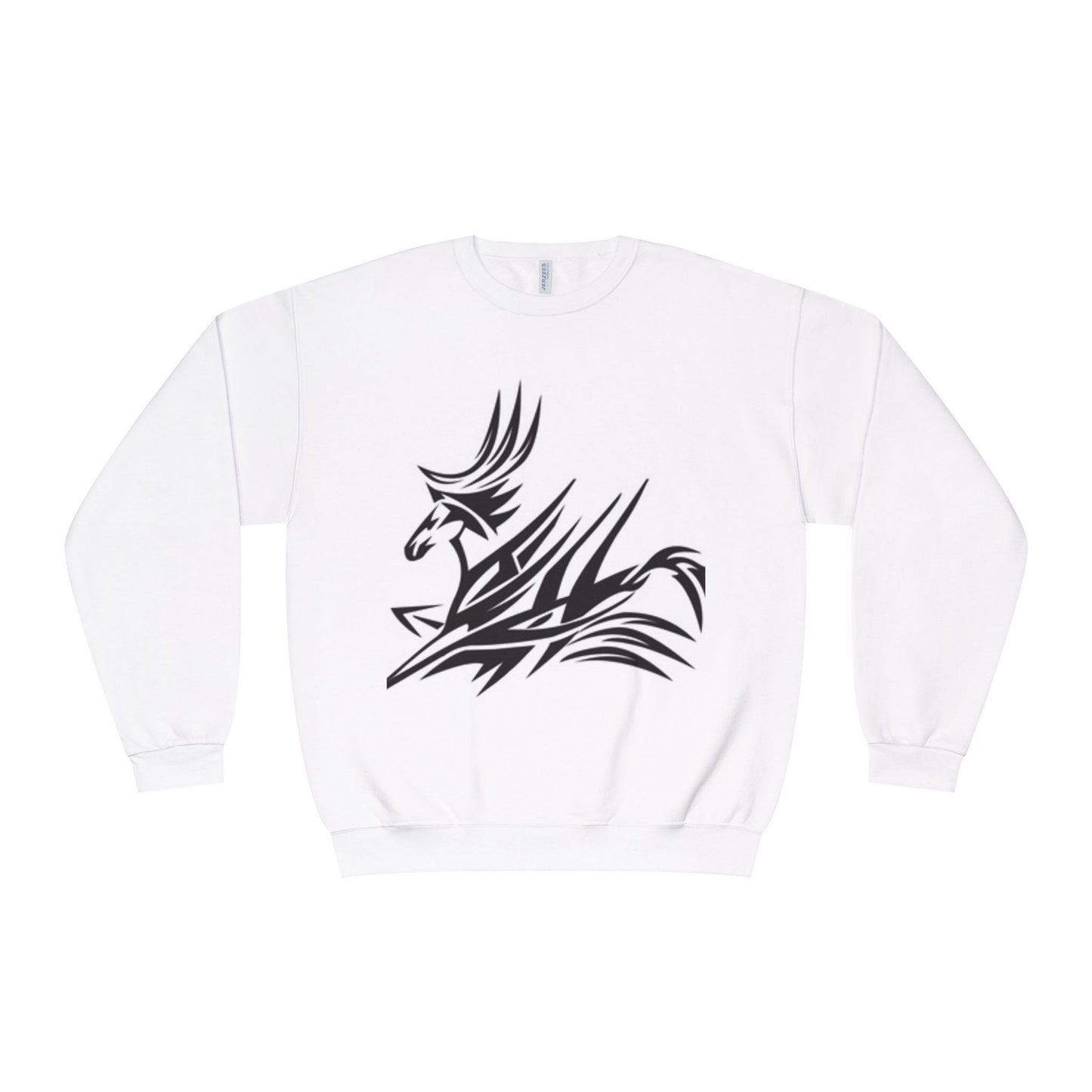 Trendy Tribal Design Unisex Crewneck Sweatshirt - Perfect for Casual Wear & Gifting