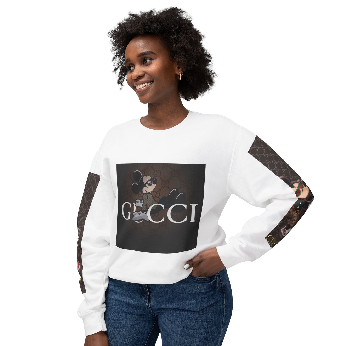 Mickey Mouse Stylish Crewneck Sweatshirt - Unisex Luxury Fashion