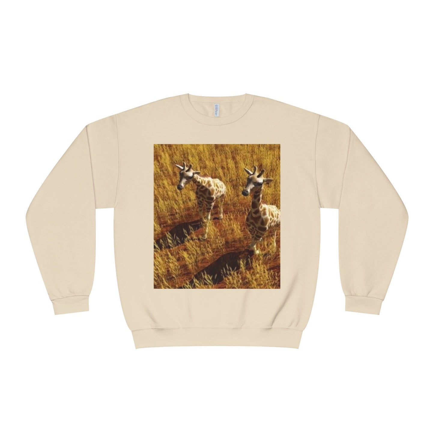 Giraffe Inspired Cozy Sweatshirt - Perfect for Wildlife Lovers