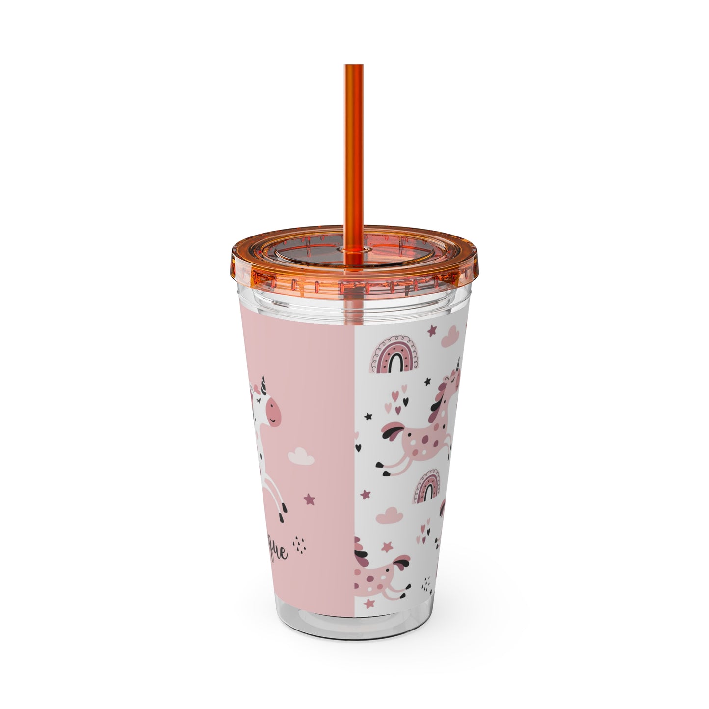 Sunsplash Unicorn Tumbler – 16oz Drinkware with Straw, Perfect for Kids & Unicorn Lovers