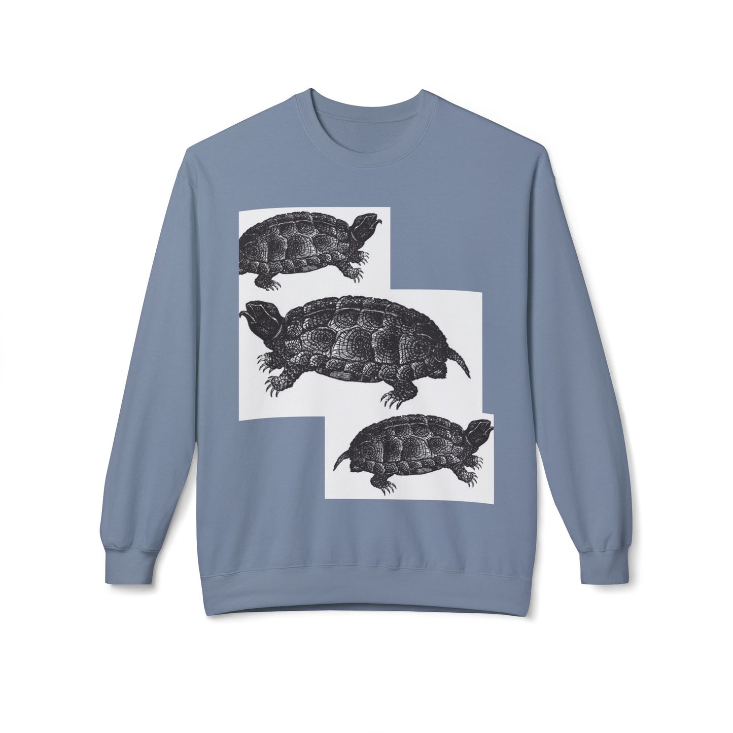 Cozy Turtle Graphic Sweatshirt - Unique Wildlife Apparel