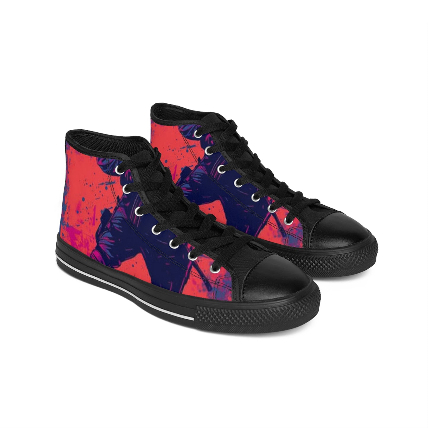 Urban Art High-Top Sneakers for Trendsetters